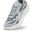 Фото #7 товара Puma All-Pro Nitro Team 37908105 Mens Gray Canvas Athletic Basketball Shoes