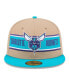 Men's Tan/Teal Charlotte Hornets 2024 NBA Draft 59FIFTY Hat