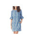 ფოტო #1 პროდუქტის Women's Animal Inspired Print Tenley Smocked Waist Tank Dress