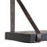 Shelves 40 x 18 x 28 cm Black Wood Leather