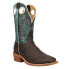 Фото #2 товара Roper Ride 'Em Bullrider Square Toe Cowboy Mens Blue, Brown Casual Boots 09-020