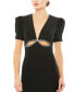 Фото #2 товара Women's Ieena Plunge Neck Puff Sleeve Cut Out Gown