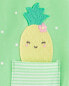 Baby Pineapple Cotton Romper NB