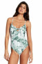 Фото #1 товара Seafolly 264098 Women Copacabana Tie Front Sweetheart One-piece Swimsuit Size 6