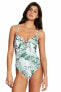 Seafolly 264098 Women Copacabana Tie Front Sweetheart One-piece Swimsuit Size 6