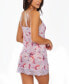 Women's 1Pc. Brushed Floral Chemise Nightgown