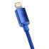 Фото #3 товара Kabel przewód do szybkiego ładowania i transferu danych USB-C Iphone Lightning 20W 2m niebieski