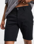 ONLY & SONS slim fit chino short in black