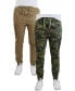 Фото #9 товара Men's Cotton Stretch Twill Cargo Joggers, Pack of 2