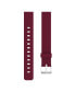 Фото #1 товара Active Unisex Maroon Black Extra Interchangeable Silicone Strap