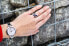 Фото #3 товара Комплект серебряных украшений с цветочным узором AGSET283 (колье, кольцо)