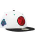 Фото #1 товара Men's White, Black Kansas City Royals Primary Eye 59FIFTY Fitted Hat