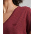 ფოტო #4 პროდუქტის SUPERDRY Studios Slub Embroidered Vee short sleeve v neck T-shirt