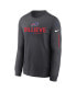 Фото #3 товара Men's Anthracite Buffalo Bills Team Slogan Long Sleeve T-shirt