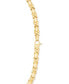 Фото #4 товара Macy's cultured Freshwater Pearl (9mm) 18" Collar Necklace in 14k Gold-Plated Sterling Silver