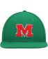 Фото #3 товара Men's Green Ole Miss Rebels Aero True Baseball Performance Fitted Hat