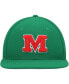 Men's Green Ole Miss Rebels Aero True Baseball Performance Fitted Hat