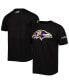 ფოტო #1 პროდუქტის Men's Black Baltimore Ravens Mash Up T-shirt