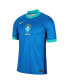 Фото #1 товара Men's Blue Brazil National Team 2024 Away Stadium Replica Jersey