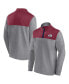 Фото #1 товара Men's Heather Gray Colorado Avalanche Launch It Quarter-Zip Jacket