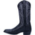 Фото #3 товара Dan Post Boots Winston Lizard Round Toe Cowboy Mens Black Dress Boots DP3050R