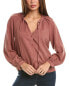 Bella Dahl Full Sleeve Raglan Button Down Women's M