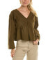 Rebecca Taylor Trapeze Top Women's Green Xs