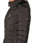 Фото #6 товара Women's Faux-Fur-Trim Hooded Puffer Coat, Created for Macy's
