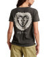 Women's Lucky Love Cherubs Crewneck Cotton T-Shirt