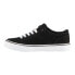 Lugz Ally WALLYC-060 Womens Black Canvas Lace Up Lifestyle Sneakers Shoes 5.5