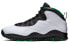 Кроссовки мужские Jordan Air Jordan 10 Retro "Seattle Supersonics" Бело-Зеленые 42.5 - фото #1