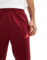 adidas Football Manchester United tracksuit joggers in burgundy