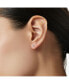 ფოტო #3 პროდუქტის CZ Hoop Earrings - Cassie