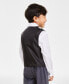 ფოტო #3 პროდუქტის Toddler Boys Dress Shirt, Vest, Pants and Bow-Tie, 4 Piece Set