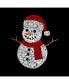 Фото #2 товара Christmas Snowman - Girl's Child Word Art T-Shirt