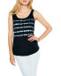 Nic+Zoe Shibori Shirttail Perfect Tank Women's Xs