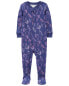 Фото #20 товара Toddler 1-Piece Unicorn 100% Snug Fit Cotton Footie Pajamas 5T