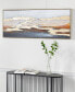 Фото #8 товара Canvas Foiled and Brushstrokes Geode Framed Wall Art with Gold-Tone Frame, 59" x 2" x 20"