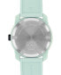 ფოტო #3 პროდუქტის Men's Swiss Bold TR90 Light Blue Silicone Strap Watch 42mm