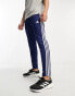 Фото #1 товара adidas Training Train Essentials 3 stripe joggers in navy