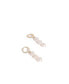 ფოტო #1 პროდუქტის 18K Gold Plated Brass with Freshwater Pearl - Maja Earrings For Women