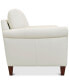 Фото #3 товара Kared 35" Roll Arm Leather Chair, Created for Macy's