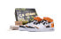 Фото #1 товара Кроссовки Nike Air Force 1 Low Mid LE ГС бело-оранжево-черные