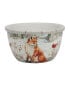 Winter's Walk 4 Piece Ice Cream Bowl Set