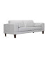 Фото #2 товара Wynne 94" Genuine Leather with Wood Legs in Contemporary Sofa