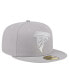 ფოტო #2 პროდუქტის Men's Gray Atlanta Falcons Color Pack 59FIFTY Fitted Hat