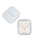 ფოტო #4 პროდუქტის 14K Gold Flash-Plated 3-Pieces White Enamel Genuine Crystal Heart Layered Pendants Set