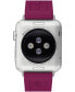 ფოტო #3 პროდუქტის Women's Plum Silicone Strap for Apple Watch 38mm, 40mm, 41mm