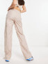 Фото #3 товара ASOS DESIGN clean pull on cargo trouser in stone