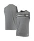 Фото #2 товара Men's Heathered Gray Chicago White Sox Muscle Tank Top